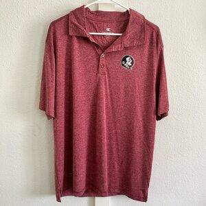 Men's FSU Red Polo Shirt